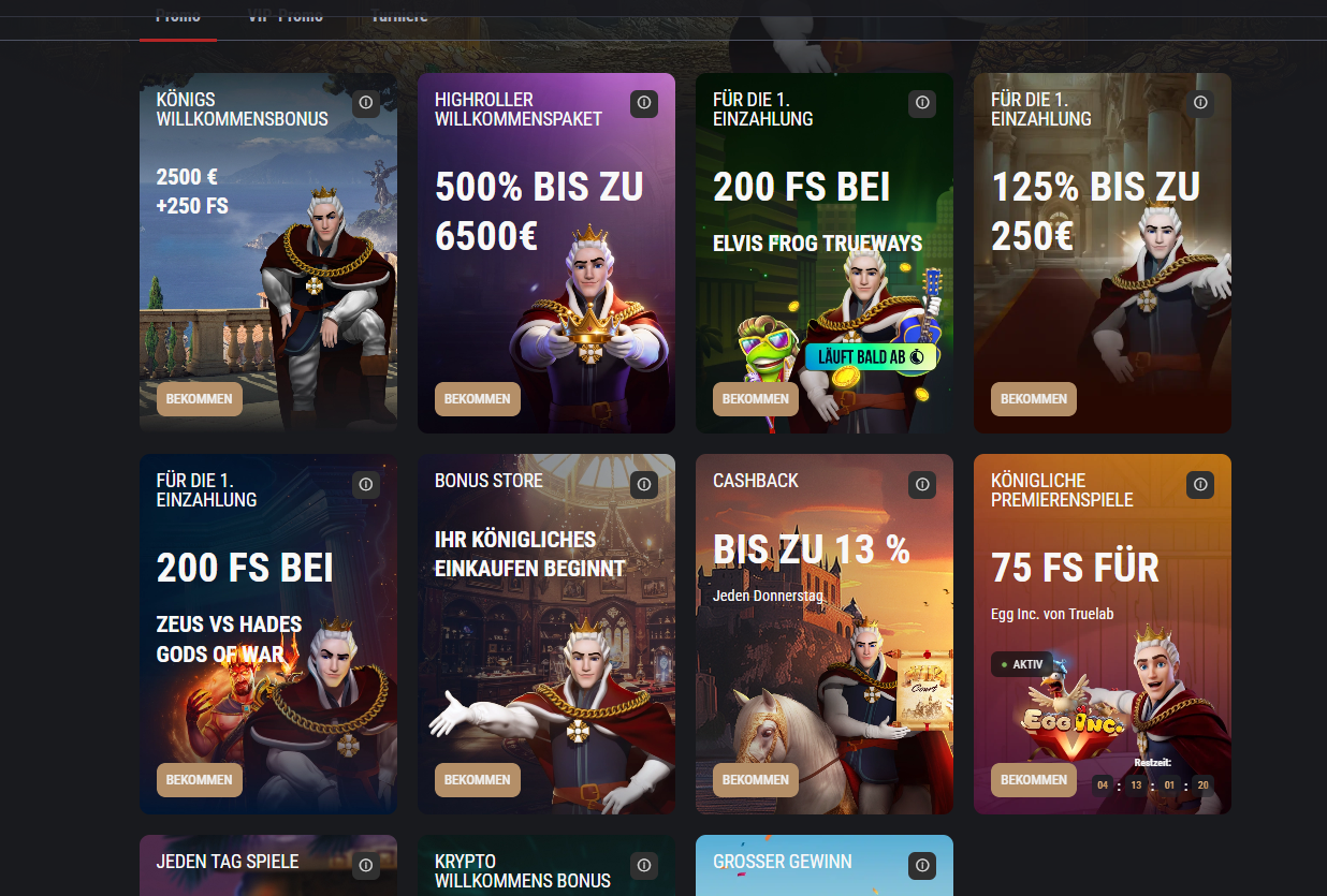 King Billy Casino Umsatzbedingungen