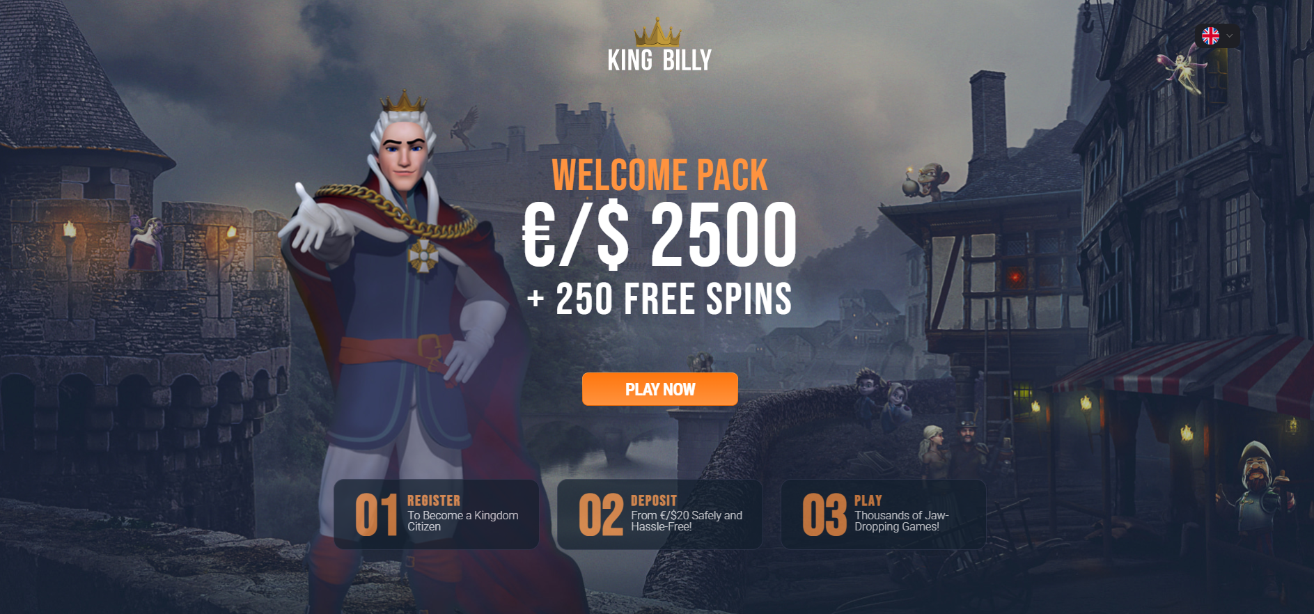 King Billy Casino Login Startseite